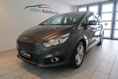 Ford S-MAX 2,0 SCTi 240 Titanium aut. 7prs Benzin aut. Automatgear modelår 2016 km 210000 Gråmetal t