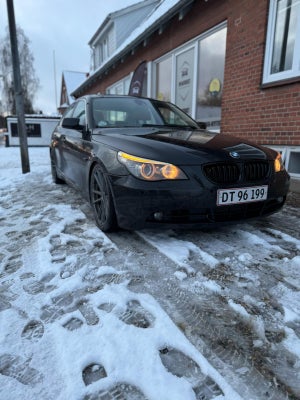 BMW 525d 3,0 Steptr. Diesel aut. Automatgear modelår 2008 km 444000 Sort ABS airbag, BEMÆRK DETTE ER