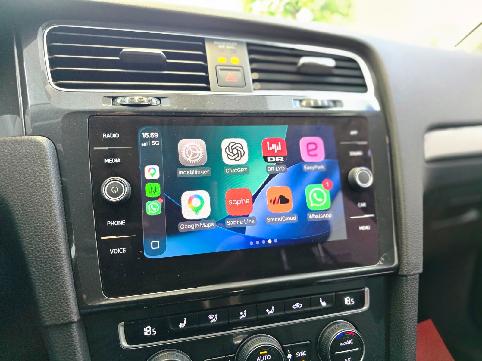 Billede af VW Golf VII 1,5 TSi 130 Comfortline Connect DSG