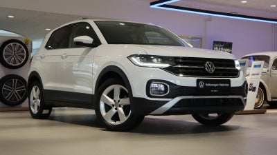 VW T-Cross 1,0 TSi 115 Style DSG Benzin aut. Automatgear modelår 2019 km 59000 Hvid ABS airbag, 😲 U