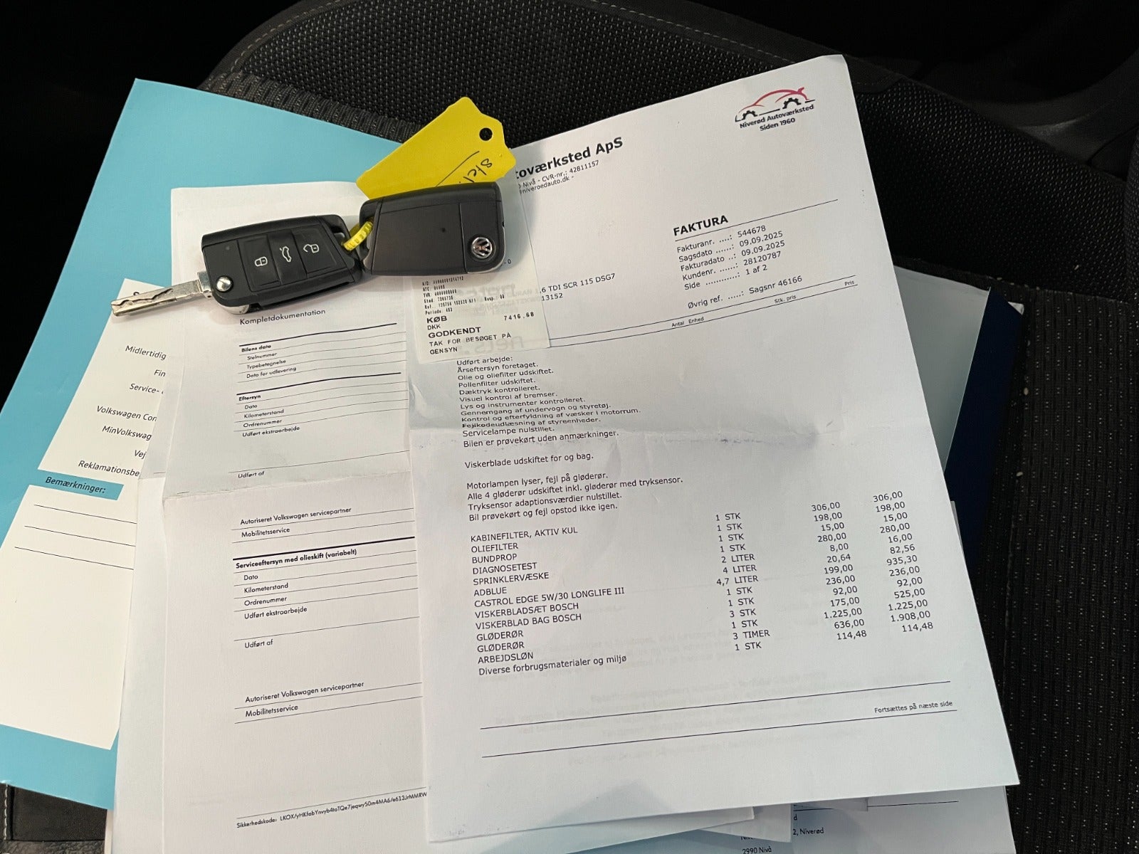 Billede af VW Touran 1,6 TDi 115 Comfortline DSG 7prs