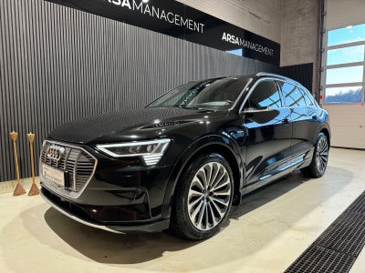 Audi e-tron 55 Advanced quattro El 4x4 4x4 aut. Automatgear modelår 2019 km 103000 Sort nysynet klim