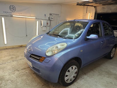 Nissan Micra 1,2 Visia Benzin modelår 2004 km 109000 træk nysynet ABS airbag centrallås startspærre 