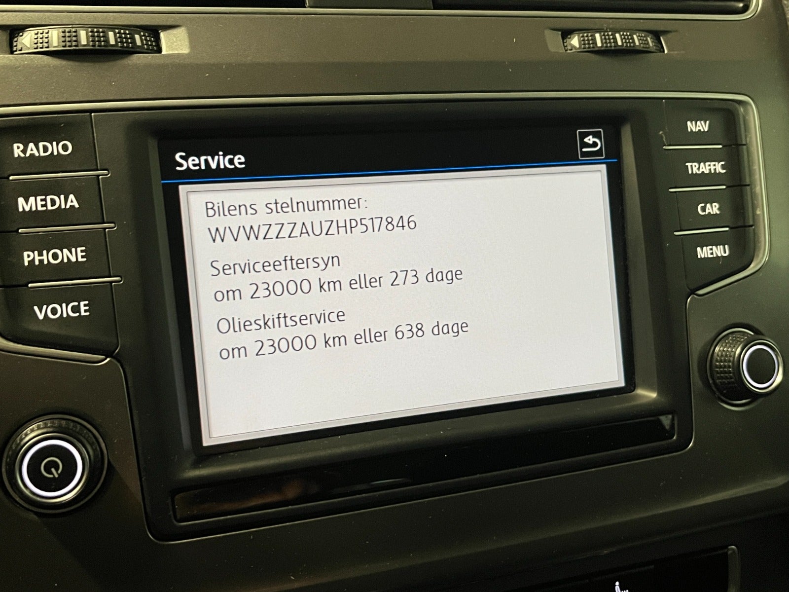 Billede af VW Golf VII 1,6 TDi 110 BlueMotion Variant