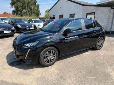 Peugeot 208 1,2 PureTech 75 Active Pack Benzin modelår 2021 km 13000 Sortmetal ABS airbag startspærr