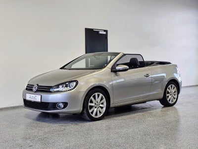 VW Golf VI 1,4 TSi 160 Cabriolet DSG Benzin aut. Automatgear modelår 2011 km 132000 Sølvmetal ABS ai