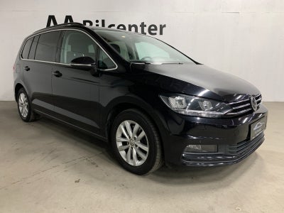 VW Touran 1,6 TDi 115 Comfortline DSG 7prs Diesel aut. Automatgear modelår 2018 km 185000 Sortmetal 