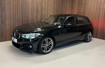 BMW 118d 2,0 M-Sport aut. Diesel aut. Automatgear modelår 2019 km 173000 Sortmetal ABS airbag alarm 