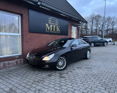 Mercedes CLS500 5,0 Coupé aut. Benzin aut. Automatgear modelår 2005 km 281000 Sortmetal klimaanlæg A