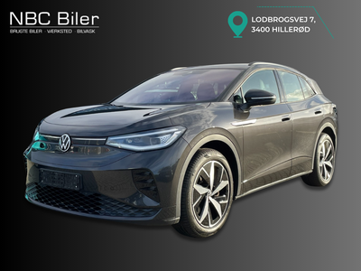 VW ID.4  GTX 4Motion El 4x4 4x4 aut. Automatgear modelår 2021 km 38000 Sortmetal ABS airbag servosty