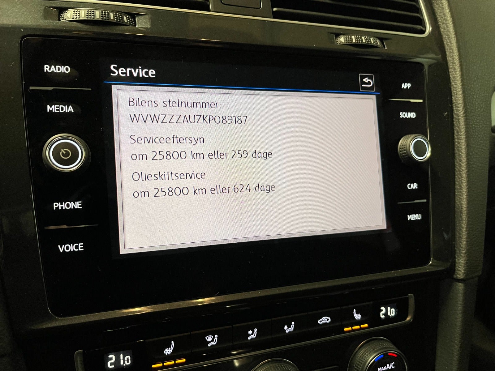 Billede af VW Golf VII 1,5 TSi 150 Comfortline DSG