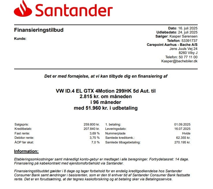 Billede af VW ID.4 77 GTX 4Motion